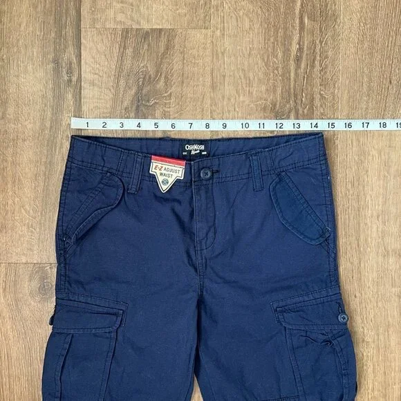 NEW OshKosh Navy Blue Cargo Pants Sz 12 - Picture 8 of 12